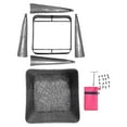 thumbnail image 5 of Exlonjet Multi Functional Galvanized Metal Tub on Stand, Gray, 5 of 5
