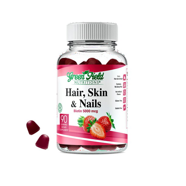 Greenfield Nutritions Halal Gummies Hair, Skin and Nails Vitamins