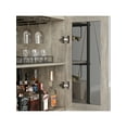 thumbnail image 3 of Wine Bar Cabinet, Wine Bar Cabinet With Wine Racks And Glass Holders, Industrial Coffee Bar Cabinet For Liquor And Glasses, Home Bar Furniture For Din, 3 of 4