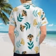 thumbnail image 6 of High Quality Hawaiian Shirts for Men Short Sleeve Aloha Beach Shirt Floral Summer Casual Button Down Shirts Blouses 9245ZR, 6 of 7