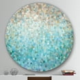 thumbnail image 2 of Designart 'Blocked Abstract' Geometric Metal Circle Wall Art - Disc of 36, 2 of 5