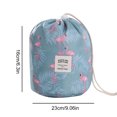 thumbnail image 4 of Makeup Pouch Drawstring Portable Multipurpose Toiletry Bag Cosmetic Pouch, 4 of 10