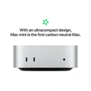 Open Box Apple - Mac mini Desktop - Latest Model - M4 chip - Built for Apple Intelligence - 24GB Memory - 256GB SSD - Silver