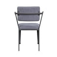 thumbnail image 4 of Bowery Hill Contemporary Metal Chair in Gray and Gunmetal, 4 of 4