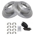 thumbnail image 2 of TRQ Rear Brake Pad & Rotor Kit Brake Pads Brake Rotor Semi-Metallic Fits Select 2002-2022 Nissan Altima 2011-2017 Juke 2004-2018 Maxima 2013-2019 Sentra, 2 of 6