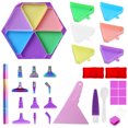 thumbnail image 2 of Kit Bandeja Accesorios para Herramientas Pintura Diamantes Con Cepillo Cuchara Arcillas Adhesivas (juego 3), 2 of 9