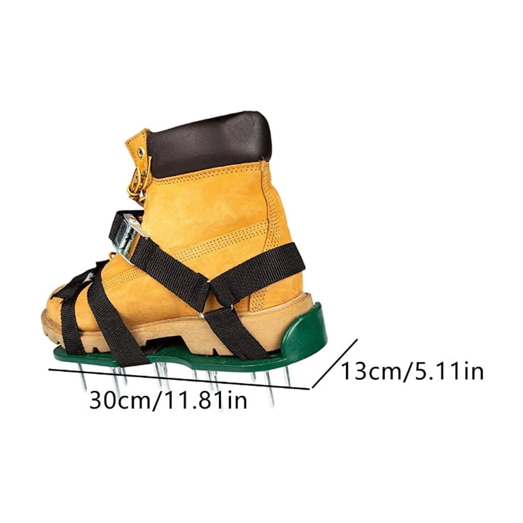 MOMOJIA Durability Plastic Garden Footwear Spiked Shoes Nail Shoes Slip-Resistant Design