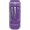 thumbnail image 4 of Monster Zero Ultra Variety: Zero Ultra, Ultra Red, Ultra Violet, Ultra Blue, Sunrise, Paradise, Rosa, Fiesta, 16 Ounce (Pack Of 16) And Stinger Orange Blossom Chews, 4 of 8