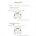thumbnail image 4 of ThoughtHome Tuya Smart Switch Zero Fire Line 3 Switch Gold, 4 of 4