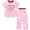 Pink, variant on Harry Potter Big Girls Pajama Shirt and Pants Sleep Set Little Kid to Big Kid