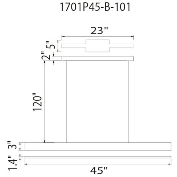 CWI Lighting Pienza LED Integrated Metal Chandelier in Black