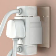 3 Way Triple Plug Adaptor - Multi Plugs Extension Sockets Adapter - UK 3 Pin