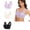 3 Pack-Black/Beige/Purple, variant on RYRJJ Womens Bras Comfy Lightweight Wireless Bras Posture Correcting Bra for Seniors Plus Size Full Coverage Soft Everyday Bra 2 Pack/3 Pack/4 Pack/5 Pack