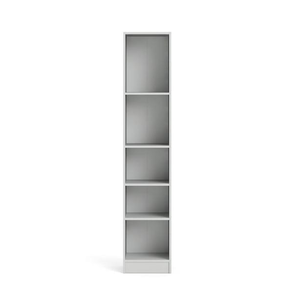 Element Tall Narrow 5 Shelf Bookcase, Best Tall Narrow Bookcase