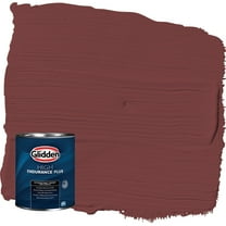 Glidden HEP Bordeaux / Red Semi-Gloss Exterior Paint with Primer, 1 Quart