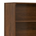 thumbnail image 4 of Simpli Home Banting SOLID WOOD and Metal 66 inch x 30 inchRectangle Industrial Bookcase in Walnut Veneer, 4 of 13