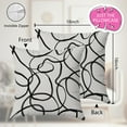 thumbnail image 5 of Abstract Pillow Covers - Black and White Pillow Covers, Accent Pillows 18x18 Pillow Cover, Flannel,Home Living Room Decor, Couch Pillows for Living Room, Black and White Decorative Pillows, 5 of 6