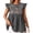 hgg071-Gray, variant on Women's Spring Summer Ethnic Embroidered Cap Sleeve T-Shirt Casual Blouse