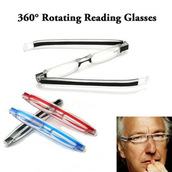 Kaesi Lightweight 360 Degree Rotation Presbyopic Foldable Reading Glasses Eyewear