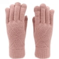 thumbnail image 5 of Guantes de invierno de punto con pantalla táctil para hombre y mujer, con forro polar, gruesos y cálidos, para montar a caballo, 5 of 5
