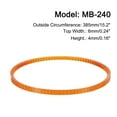 thumbnail image 2 of 4 Pack MB Series Standard Sewing Machine Belts MB-385 Motor Drive V Belt, 385mm/15.2" Outside Circumference, 2 of 5