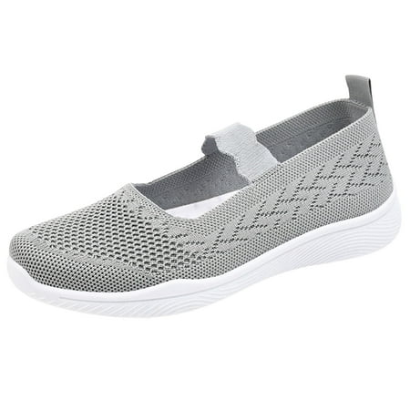 

Gzztg Sneakers For Women Cloth Shoes New Mesh Breathable Comfortable Soft Bottom Non-Slip