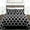 Black, variant on Noble Linen's 3 Piece Duvet Cover Set with Quatrefoil Pattern