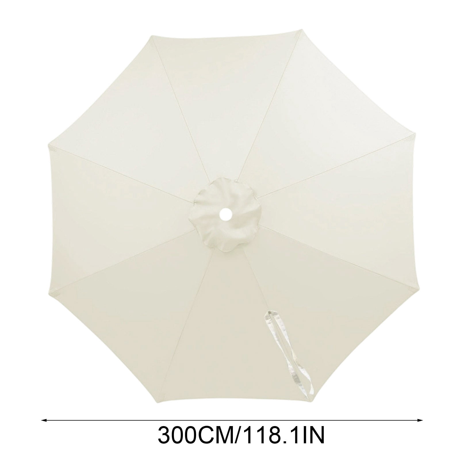 YiJuHui 9.84ft Patio Umbrella Replacement, Banana Umbrella Cover Waterproof UV Protection, Outdoor Sun Shade Fabric for Pool Backyard Garden, Weather Resistant Patio Canopy Top