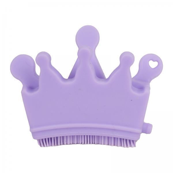 4xSilicone Nail Brush Nail Tool Nail Art Brush Holder Para Principiantes Salón Hogar Púrpura