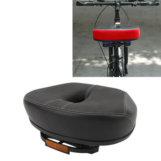 Asiento De Bicicleta De Gran Tamaño Sin Problemas, Cojín De Silla De Silla De Bicicleta Acolchada Extra Ancha, Bicicleta De Ejercicio, Sillín De Comodidad Para Hombres Y Mujeres