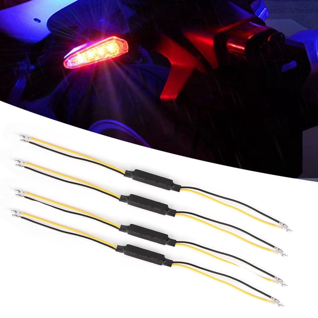 Decodificador de Señal de LED ANGGREK 4 Piezas 12V-24V 20W para Motocicleta