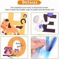 thumbnail image 3 of English alphabet ABC wall stickers, baby room stickers, animal wall stickers, baby children's room nursery living room wall decoration, 3 of 4