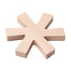 thumbnail image 1 of Posavasos de madera duraderos, portavasos, manteles individuales, agarraderas aislantes L, 1 of 3