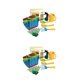 thumbnail image 4 of Vogacara Get Garden Set Tool Sea Digging Sand Children's Garden Beach The Sand Sets Our Sea Digging Sea Deeper Tool With tres Juego 3 2piezas, 4 of 6