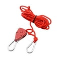 thumbnail image 1 of jinwen Rope Hanger 12ft Heavy Duty Ratchet Tie Down Strap for Gazebo Outdoor Hiking Red, 1 of 9
