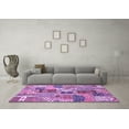 thumbnail image 3 of Ahgly Company Indoor Square Southwestern Purple Country Area Rugs, 6' Square, 3 of 4