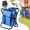 Blue, variant on 3-in-1 Folding Stool Backpack Outdoor Cooler Pack Thermal Cooler Backpack Stool Portable Fishing Cooler Bag Insulated Camping Cooler Chair 150KG Load-Bearing Folding Seat Soft Padded Hiking Seat