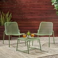 thumbnail image 2 of Sajan Outdoor Modern 2 Seater Chat Set, Matte Green, 2 of 10