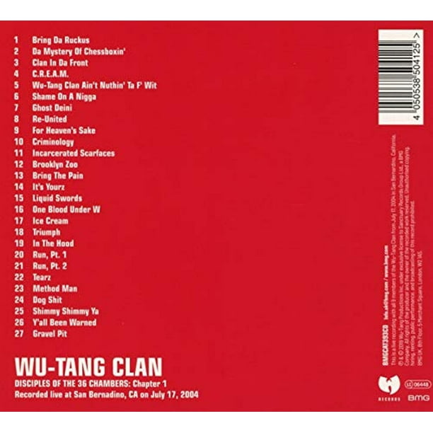 Wu-Tang Clan “C.R.E.A.M.” b/w “Da Mystery of Chessboxin'” CD