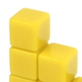 thumbnail image 3 of 30 Pcs 16mm Dice Set Six Sided Blank Dice Write On Cubes Game for Math Teaching Education Yellow, 3 of 5