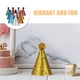 thumbnail image 4 of KAKOWELY 10 gorros brillantes para fiesta de cumpleaños, gorros cónicos brillantes para niños, gorros reutilizables de colores para baby showers, bodas y celebraciones festivas., 4 of 4
