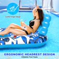 thumbnail image 3 of Tumbona inflable Pool Floats LostSoul con respaldo y portavasos, 3 of 7