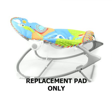 Replacement Parts for Fisher-Price Infant-to-Toddler Gender Neutral Rocker X7033 - Includes Frog Snail Print Pad