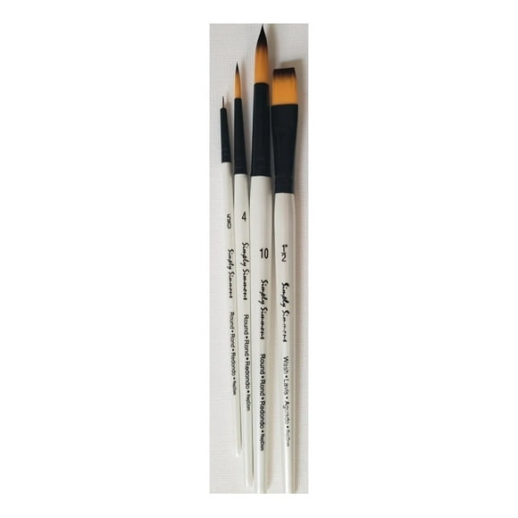 Set 4 Pinceles Para Acuarela Daler Rowney Simply Simmons Daler&Rowney Set 4 Pinceles Para Acuarela Daler Rowney Simply Simmons