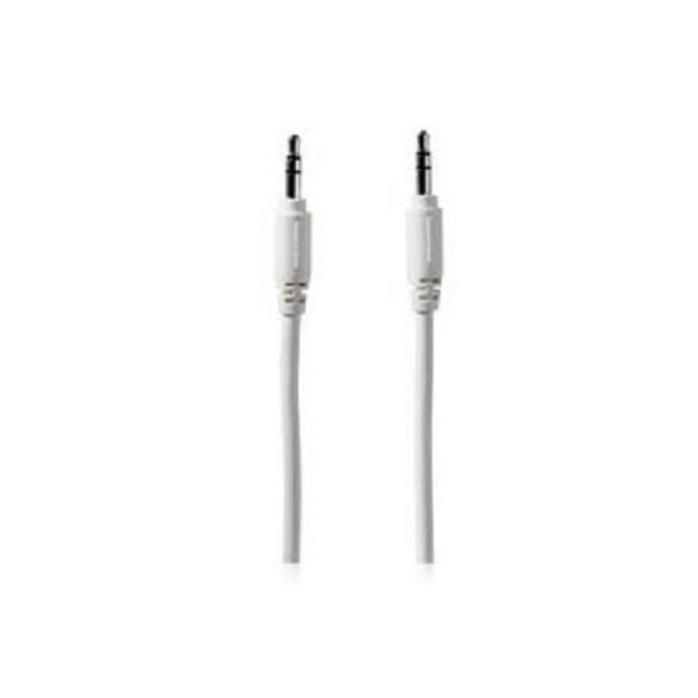 Apple iPhone 3.5mm to Car Stereo Aux Input Jack 1ft White 1/8" Audio