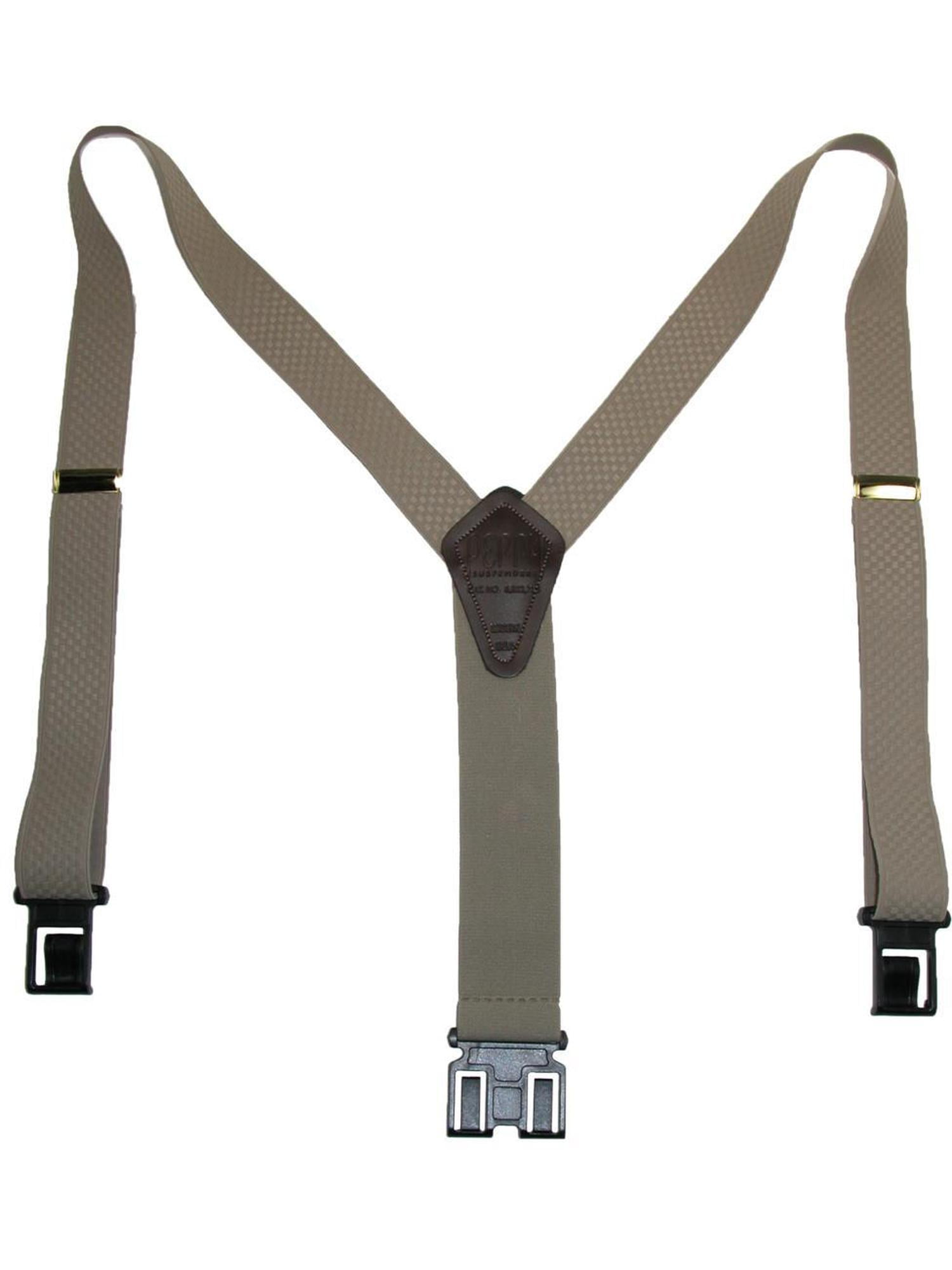 Men's Elastic Hook End Jacquard Suspenders (Tall Available)