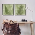 thumbnail image 2 of Fern Sprouts Forest Nature Leaves Botanical & Floral Graphic Art Black Framed Art Print Wall Art, Set of 2, 2 of 8