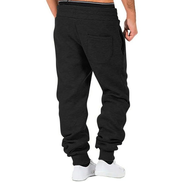 Mens Elastic Waist Pants Big And Tall