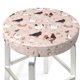 thumbnail image 3 of Balery Funny Chicken Fundas de asiento para taburete de bar redondo de tela de terciopelo ajustables que protegen de arañazos y manchas para sillas de 14 a 17 pulgadas.-14 inch, 3 of 7