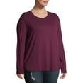 thumbnail image 3 of Terra & Sky Long Sleeve Pullover Relaxed Fit T-Shirt (Women's Plus) 1 Pack, 3 of 7
